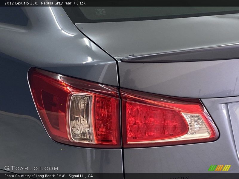 Nebula Gray Pearl / Black 2012 Lexus IS 250