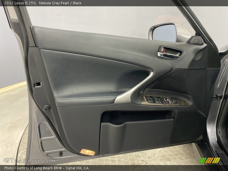 Nebula Gray Pearl / Black 2012 Lexus IS 250