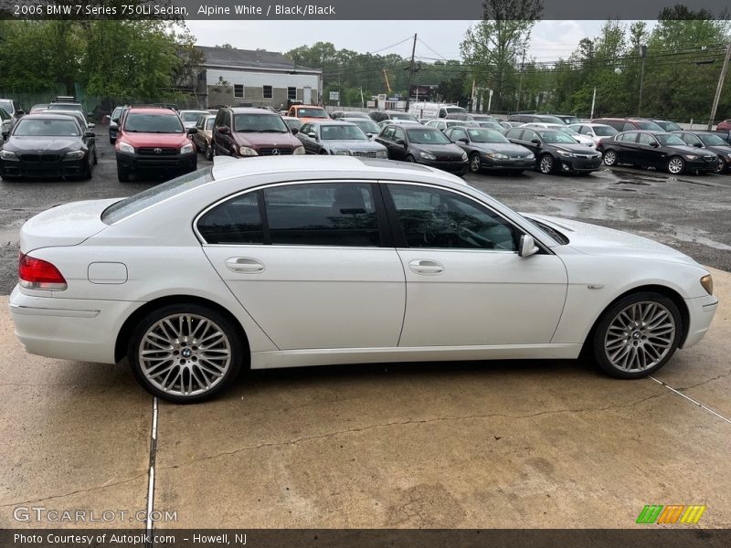 Alpine White / Black/Black 2006 BMW 7 Series 750Li Sedan