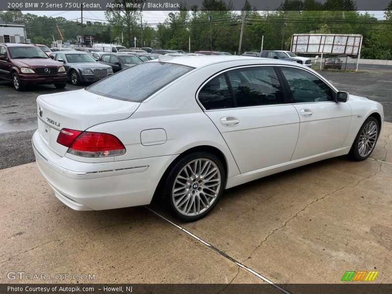 Alpine White / Black/Black 2006 BMW 7 Series 750Li Sedan
