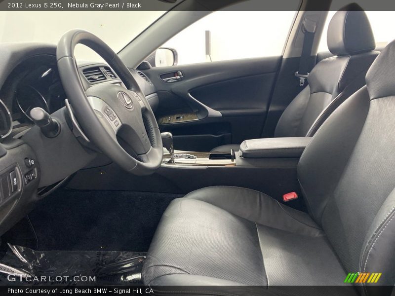 Nebula Gray Pearl / Black 2012 Lexus IS 250