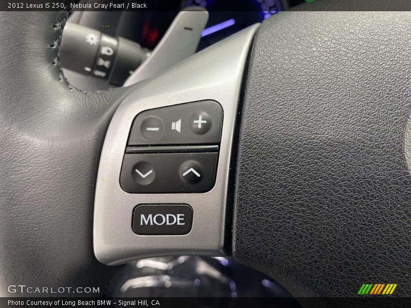Nebula Gray Pearl / Black 2012 Lexus IS 250