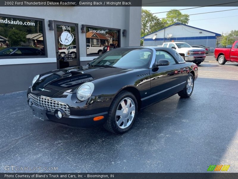 Evening Black / Midnight Black 2002 Ford Thunderbird Deluxe Roadster