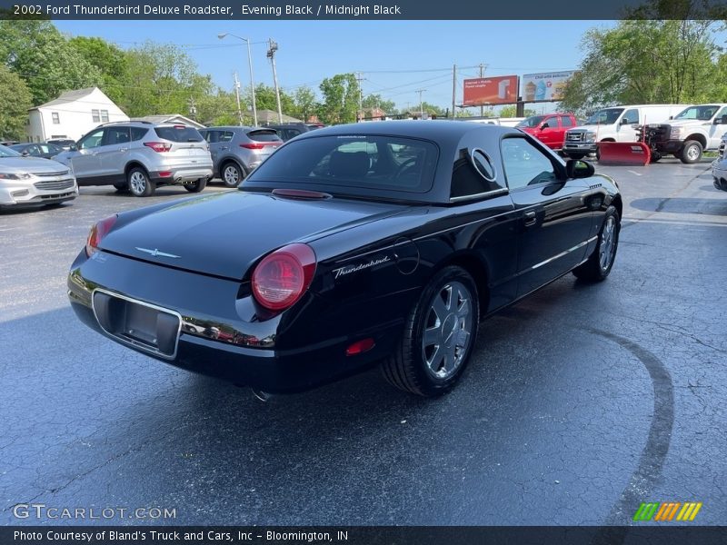 Evening Black / Midnight Black 2002 Ford Thunderbird Deluxe Roadster