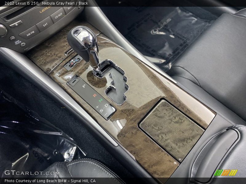 Nebula Gray Pearl / Black 2012 Lexus IS 250
