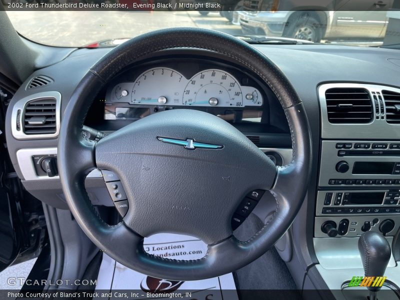 Evening Black / Midnight Black 2002 Ford Thunderbird Deluxe Roadster