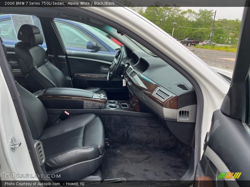 Alpine White / Black/Black 2006 BMW 7 Series 750Li Sedan