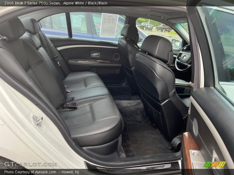 Alpine White / Black/Black 2006 BMW 7 Series 750Li Sedan