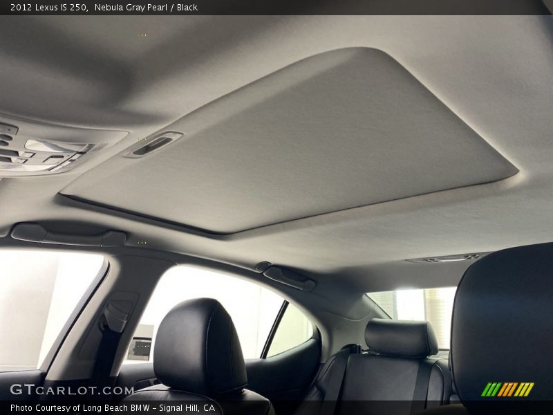 Nebula Gray Pearl / Black 2012 Lexus IS 250