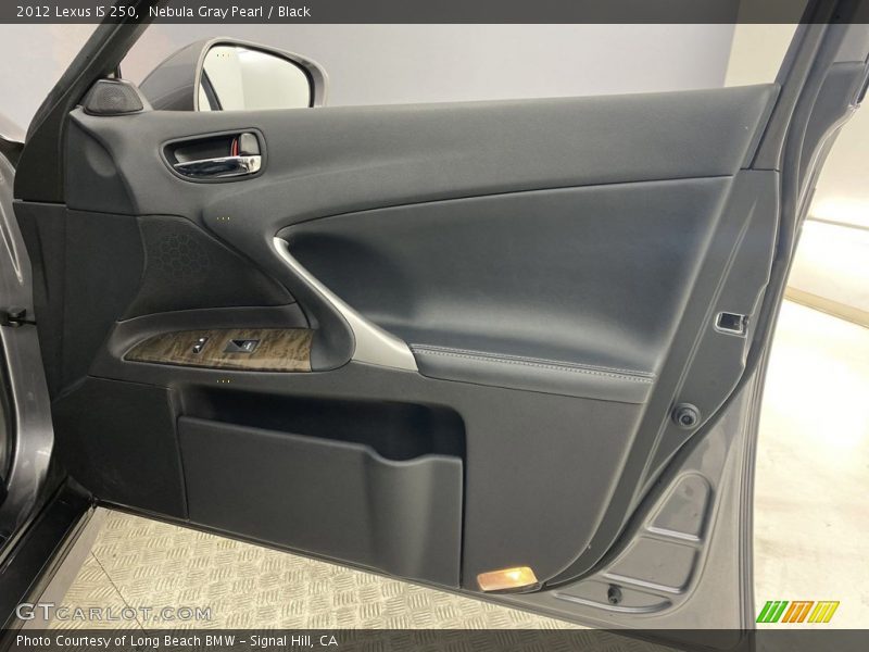 Nebula Gray Pearl / Black 2012 Lexus IS 250