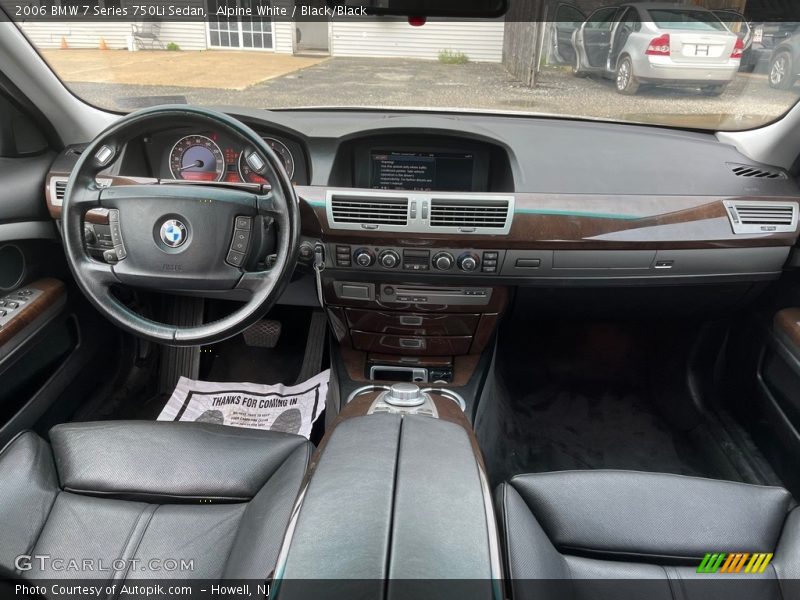 Alpine White / Black/Black 2006 BMW 7 Series 750Li Sedan