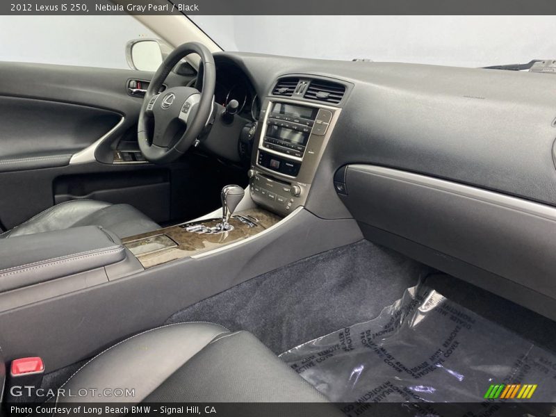 Nebula Gray Pearl / Black 2012 Lexus IS 250