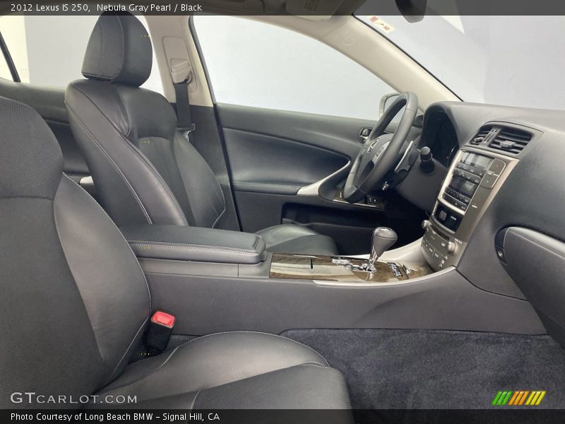 Nebula Gray Pearl / Black 2012 Lexus IS 250