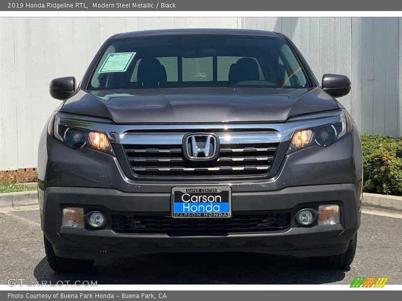 Modern Steel Metallic / Black 2019 Honda Ridgeline RTL