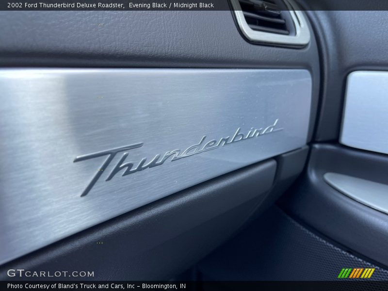 Evening Black / Midnight Black 2002 Ford Thunderbird Deluxe Roadster
