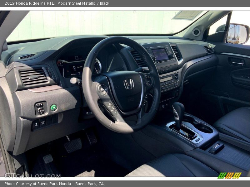 Modern Steel Metallic / Black 2019 Honda Ridgeline RTL