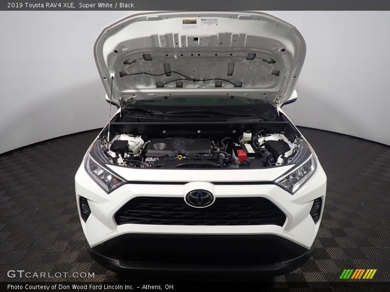 Super White / Black 2019 Toyota RAV4 XLE