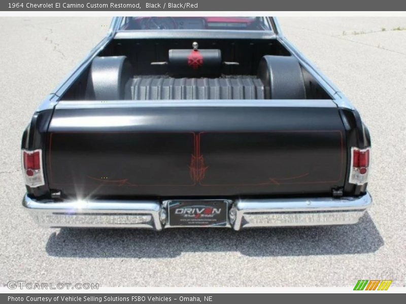 Black / Black/Red 1964 Chevrolet El Camino Custom Restomod