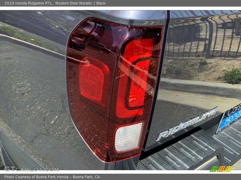 Modern Steel Metallic / Black 2019 Honda Ridgeline RTL