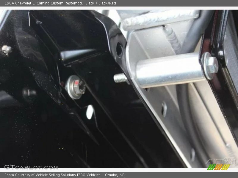 Black / Black/Red 1964 Chevrolet El Camino Custom Restomod