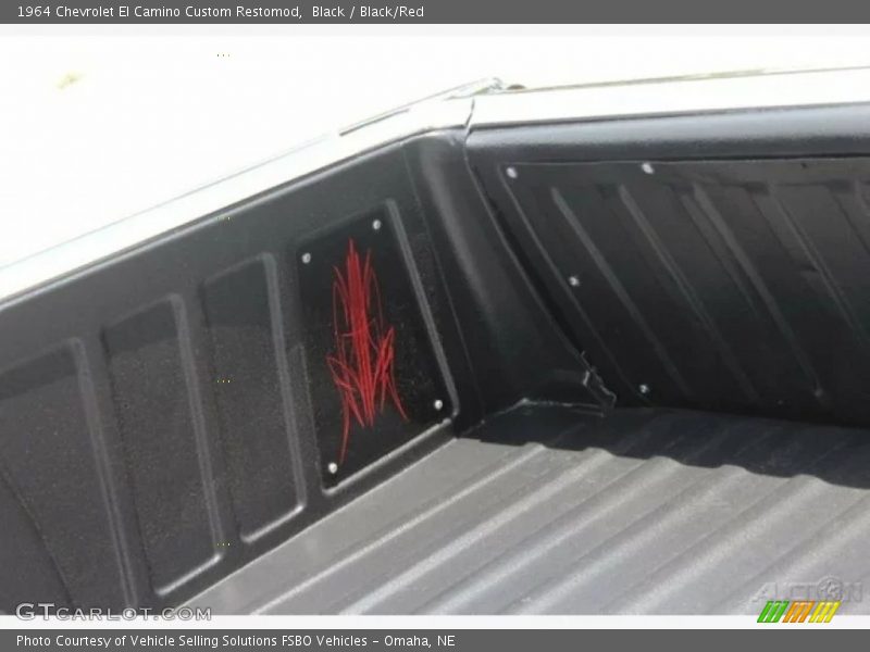 Black / Black/Red 1964 Chevrolet El Camino Custom Restomod