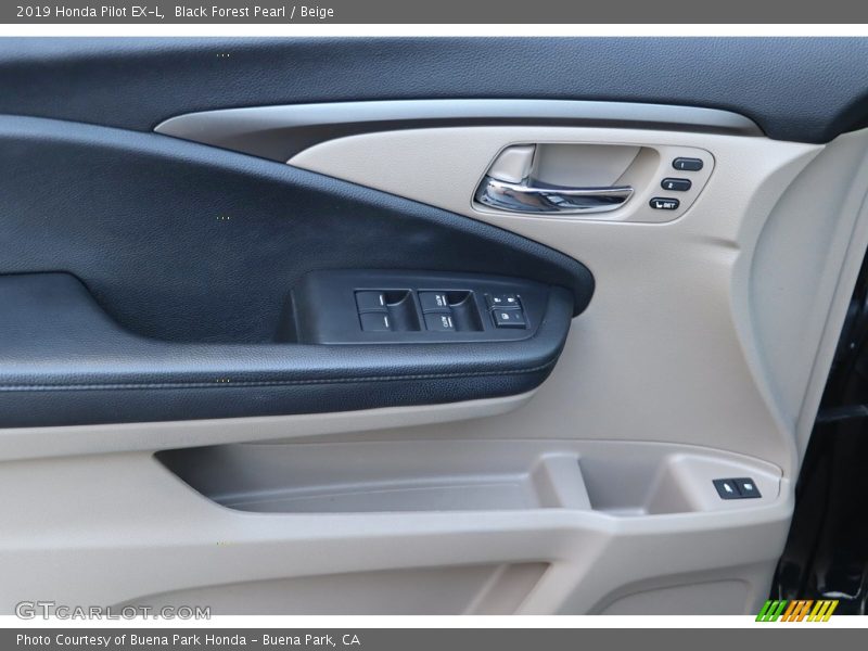 Black Forest Pearl / Beige 2019 Honda Pilot EX-L