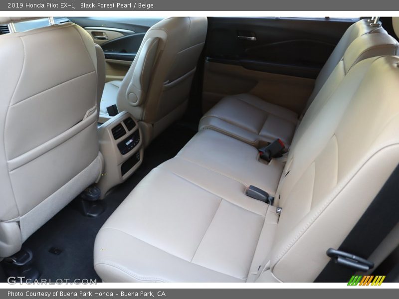 Black Forest Pearl / Beige 2019 Honda Pilot EX-L