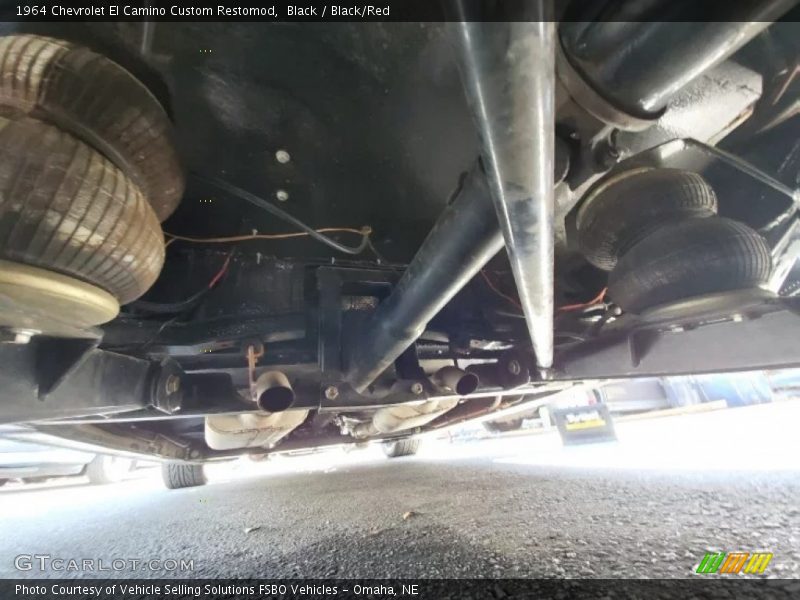 Black / Black/Red 1964 Chevrolet El Camino Custom Restomod