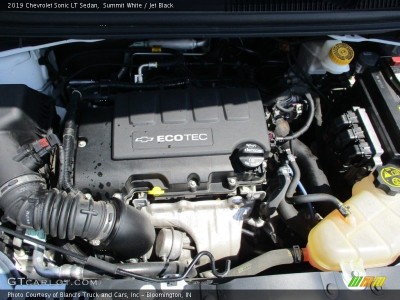  2019 Sonic LT Sedan Engine - 1.4 Liter Turbocharged DOHC 16-Valve VVT 4 Cylinder