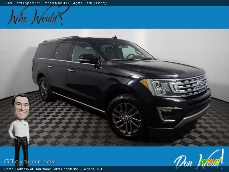 Agate Black / Ebony 2020 Ford Expedition Limited Max 4x4