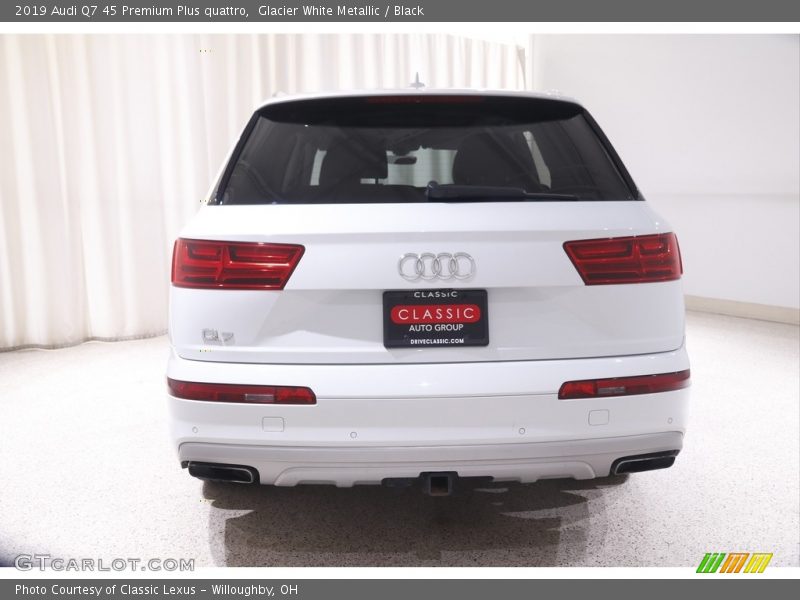 Glacier White Metallic / Black 2019 Audi Q7 45 Premium Plus quattro