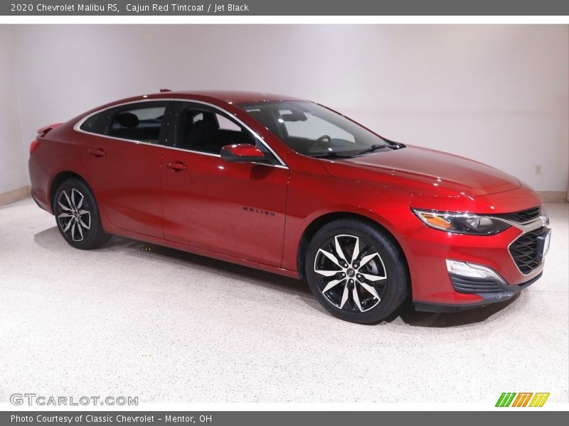 Cajun Red Tintcoat / Jet Black 2020 Chevrolet Malibu RS