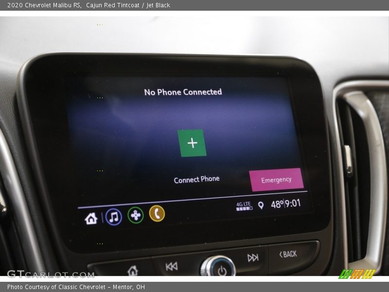 Cajun Red Tintcoat / Jet Black 2020 Chevrolet Malibu RS