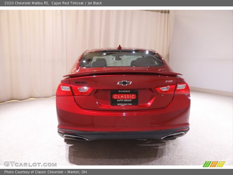 Cajun Red Tintcoat / Jet Black 2020 Chevrolet Malibu RS