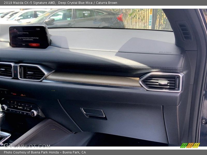 Deep Crystal Blue Mica / Caturra Brown 2019 Mazda CX-5 Signature AWD