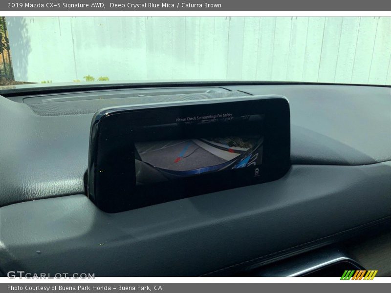 Deep Crystal Blue Mica / Caturra Brown 2019 Mazda CX-5 Signature AWD