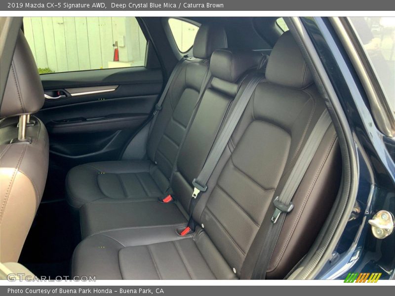 Deep Crystal Blue Mica / Caturra Brown 2019 Mazda CX-5 Signature AWD