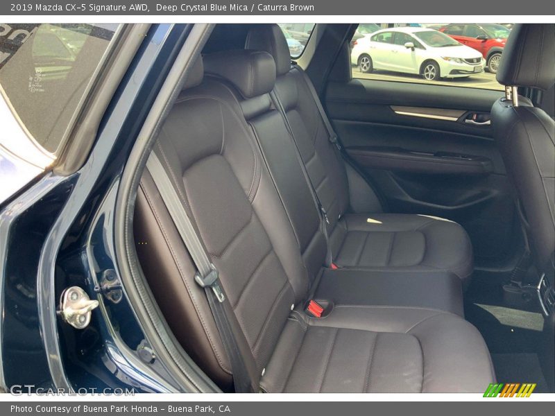 Deep Crystal Blue Mica / Caturra Brown 2019 Mazda CX-5 Signature AWD