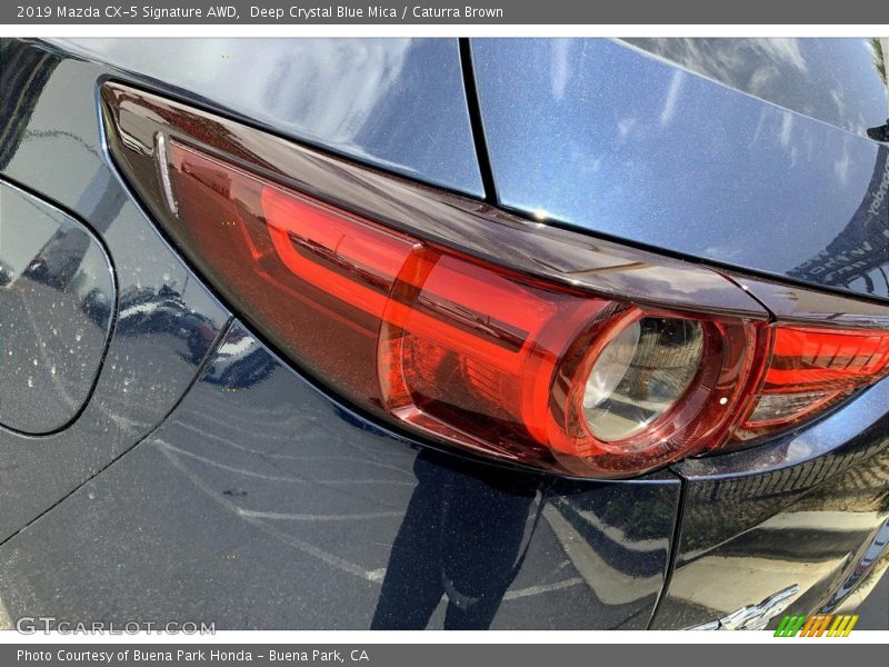 Deep Crystal Blue Mica / Caturra Brown 2019 Mazda CX-5 Signature AWD