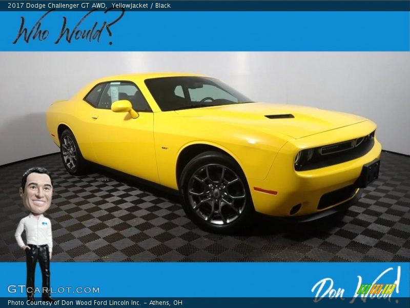 YellowJacket / Black 2017 Dodge Challenger GT AWD