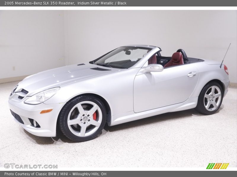 Iridium Silver Metallic / Black 2005 Mercedes-Benz SLK 350 Roadster