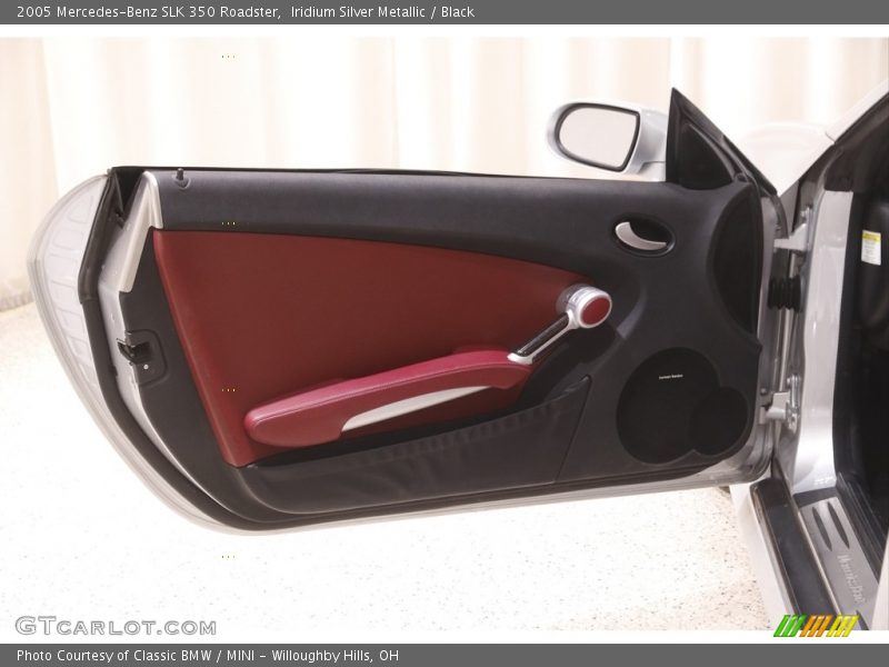 Iridium Silver Metallic / Black 2005 Mercedes-Benz SLK 350 Roadster