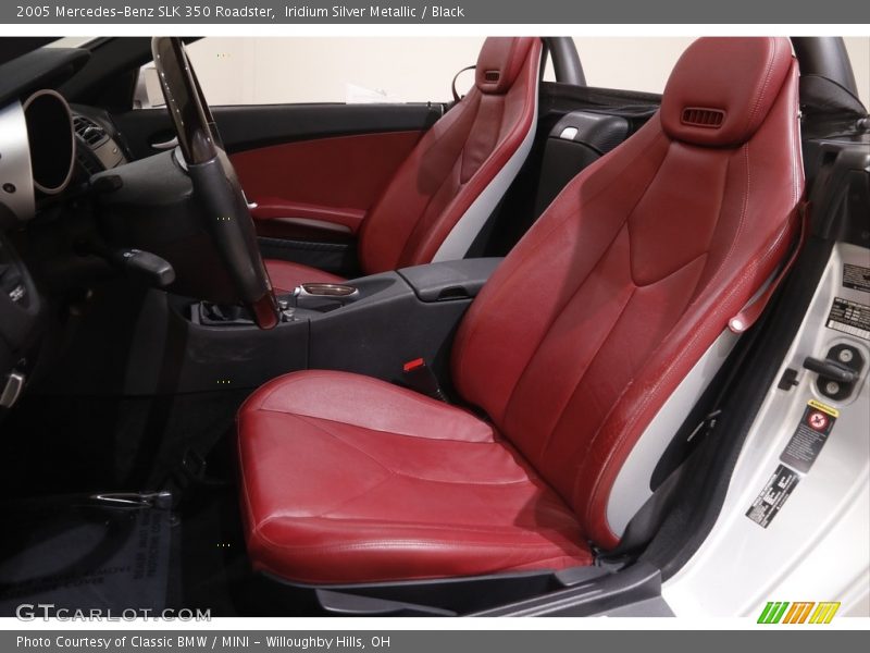 Iridium Silver Metallic / Black 2005 Mercedes-Benz SLK 350 Roadster