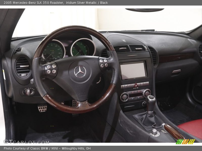 Iridium Silver Metallic / Black 2005 Mercedes-Benz SLK 350 Roadster