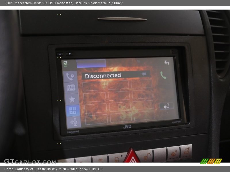 Iridium Silver Metallic / Black 2005 Mercedes-Benz SLK 350 Roadster