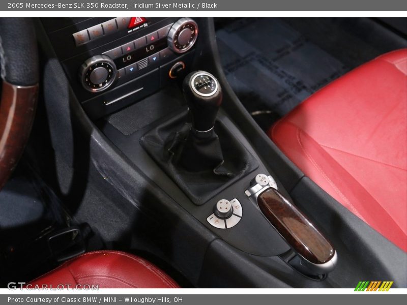 Iridium Silver Metallic / Black 2005 Mercedes-Benz SLK 350 Roadster