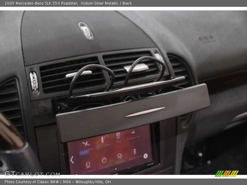 Iridium Silver Metallic / Black 2005 Mercedes-Benz SLK 350 Roadster