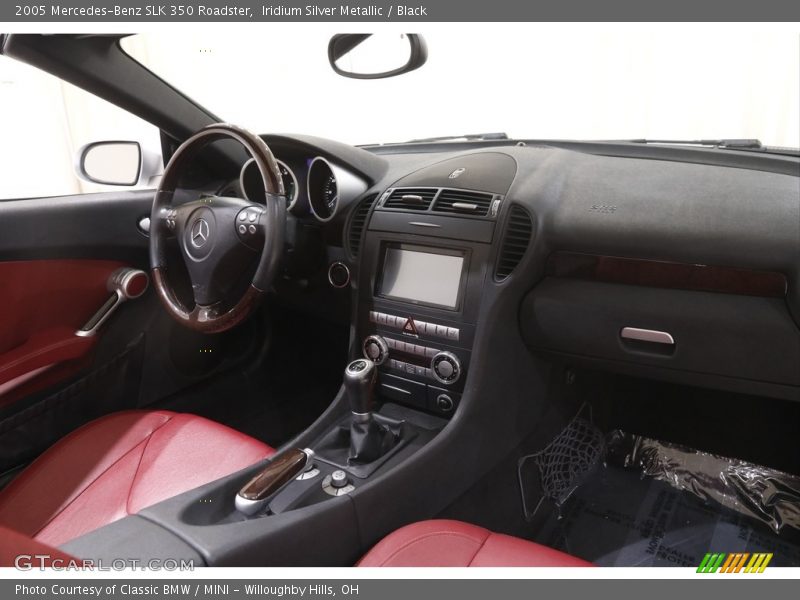 Iridium Silver Metallic / Black 2005 Mercedes-Benz SLK 350 Roadster