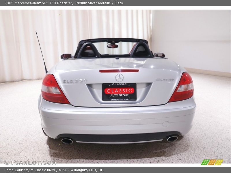 Iridium Silver Metallic / Black 2005 Mercedes-Benz SLK 350 Roadster