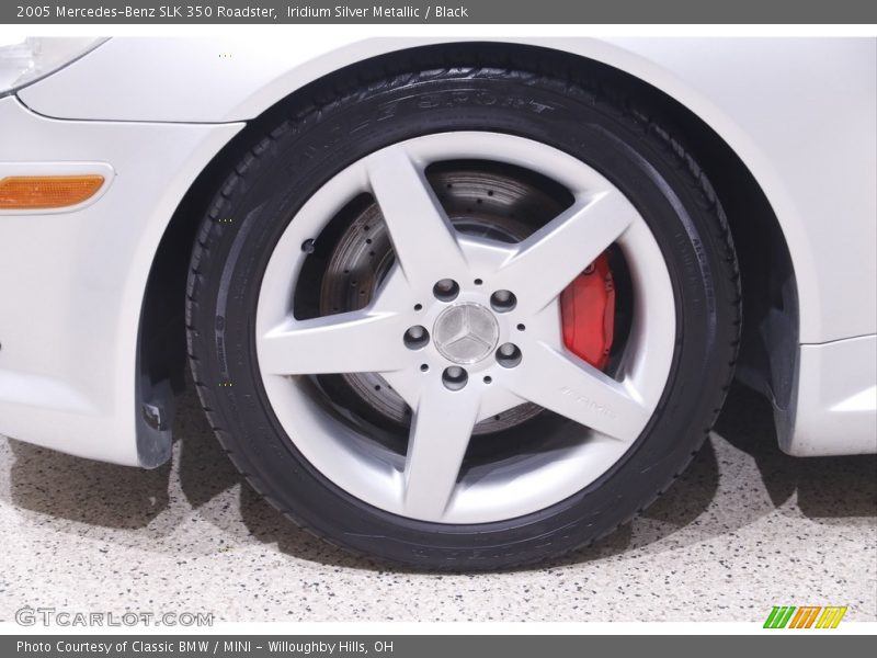Iridium Silver Metallic / Black 2005 Mercedes-Benz SLK 350 Roadster